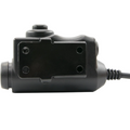 Earmor M52-KEN PTT Adaptador Kenwood Baofeng Radio Auriculares Tácticos Negro