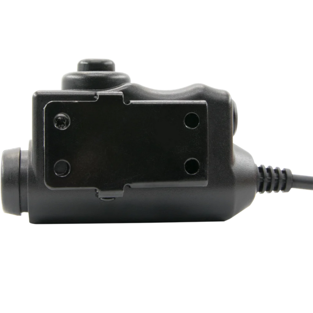 Earmor M52-KEN PTT Adaptador Kenwood Baofeng Radio Auriculares Tácticos Negro