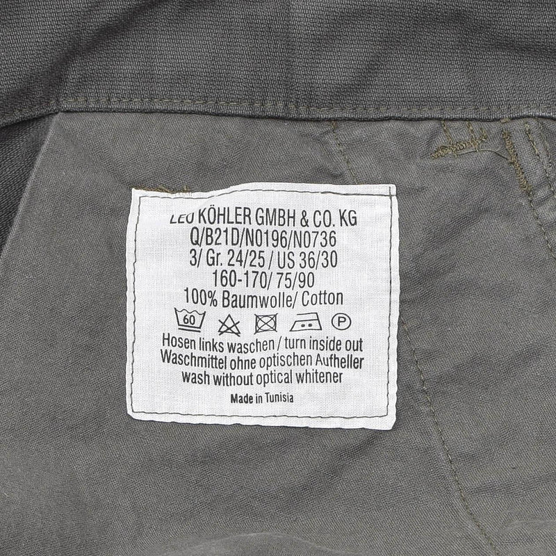 Leo Kohler Combate Pantalones militares Bdu Comando Pantalones tácticos Olive de algodón