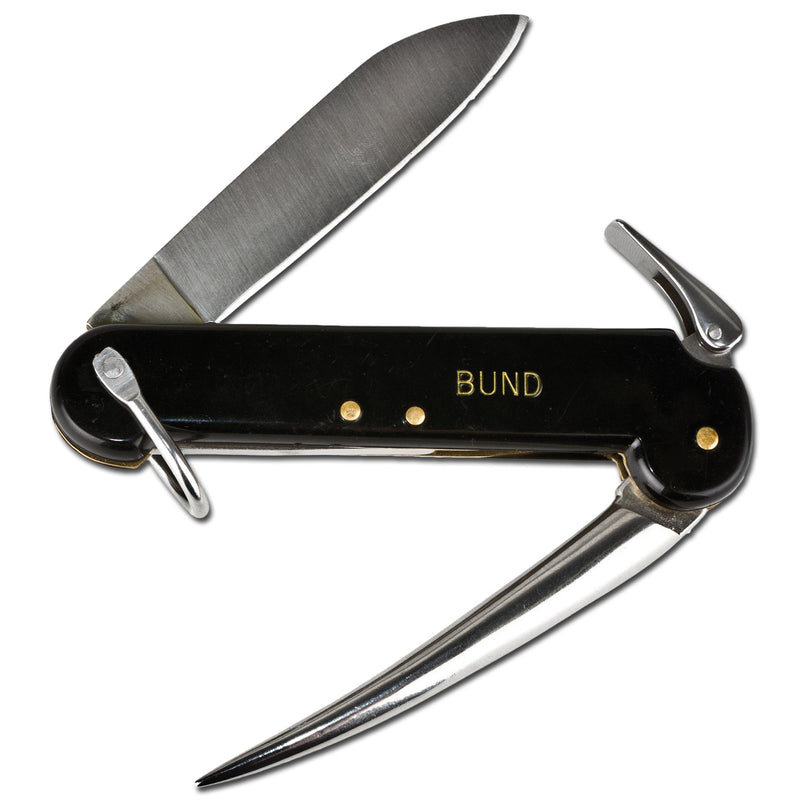 BW Cuchillo marinero del ejército alemán. Bordmesser alemán Sailor Navy Knife Marlinspike