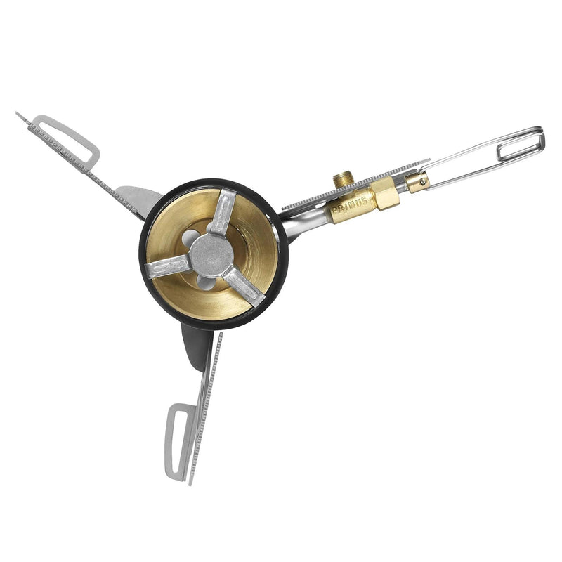 Primus Omnilite Ti Titanium Camping Stove Burner de cocina Multi-combustible.