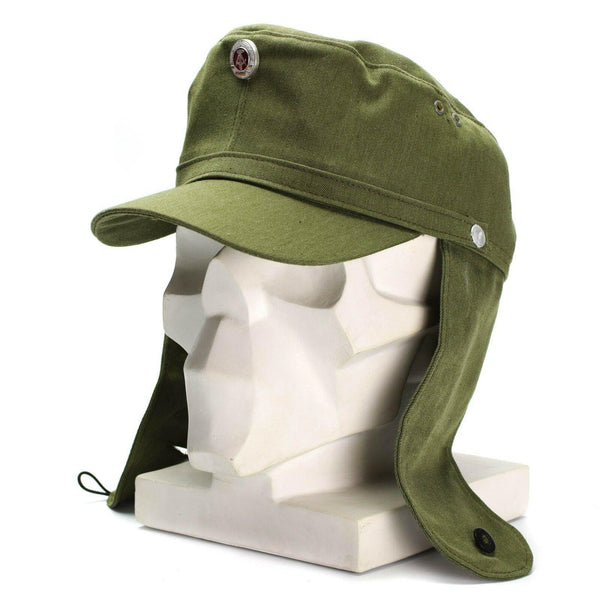 Original del ejército del ejército del ejército de Alemania Oriental Cap M-43 Style Hat W Metal Insignia