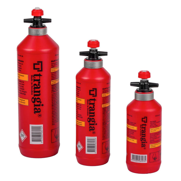 Trangia Liquid Fuel Bottle Quemador de gasolina Frasco de polietileno al aire libre acampando rojo