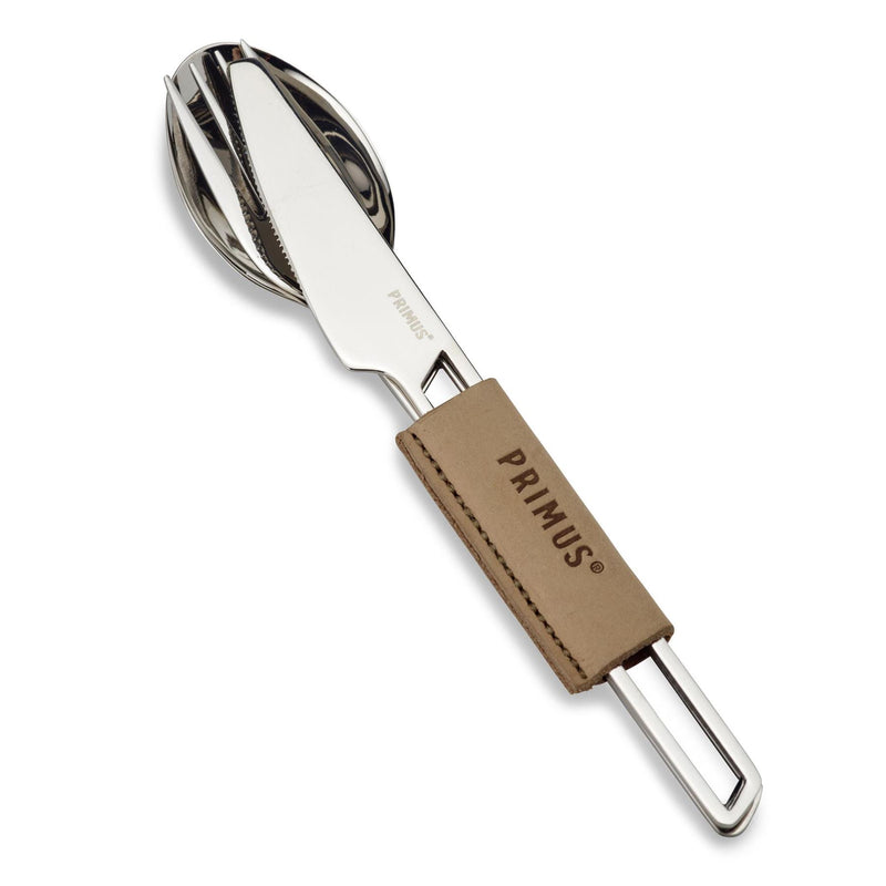 Primus Campfire Cutlery Set Ligero de acero inoxidable para acampar Utensilios de senderismo