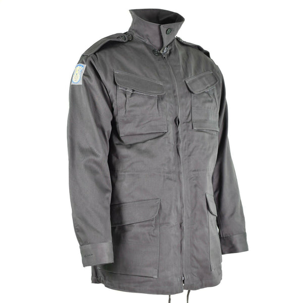 Jacket de combate del ejército danés Genuino M71 Dinamarca Gray Grey Field Excedente Nuevo