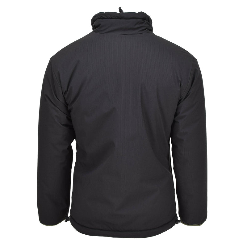 Mil-tec Jacket militar alemana clima frío reversible a prueba de viento negro nuevo nuevo