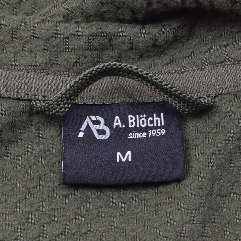 BLOCHL Brand Militar Military Fleece Chaqueta termal con capucha Oliva reforzada nueva