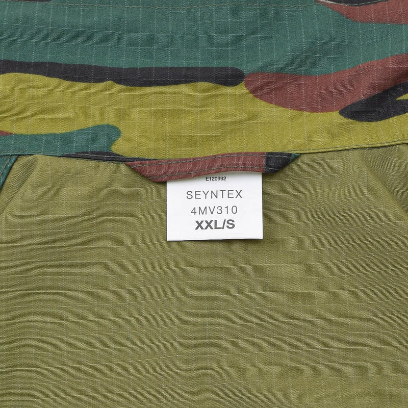 Camisas de combate de campo del ejército belga original ripstop bdu jigsaw trops chaqueta nueva