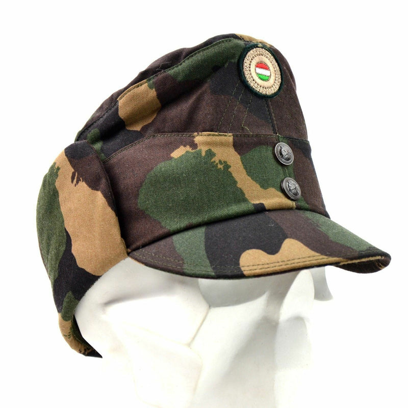 Capítulo de camión de invierno de Camón Húngaro genuino Sombrero de campo militar con insignia de color NUEVO