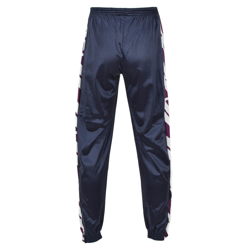 Pantalones de chándal de la escuela militar francesa original pantalones deportivos que corren rayas de senderismo
