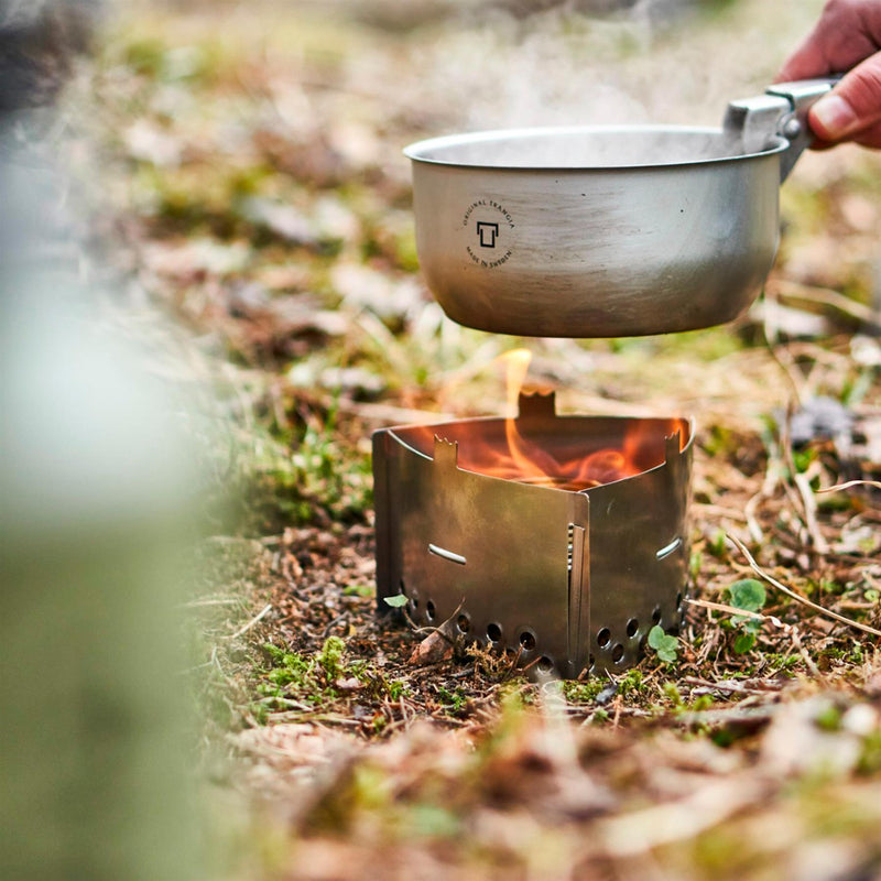 Trangia Mini Compact Ultralight Portable Stove Set Kit Burnet Kit de senderismo al aire libre