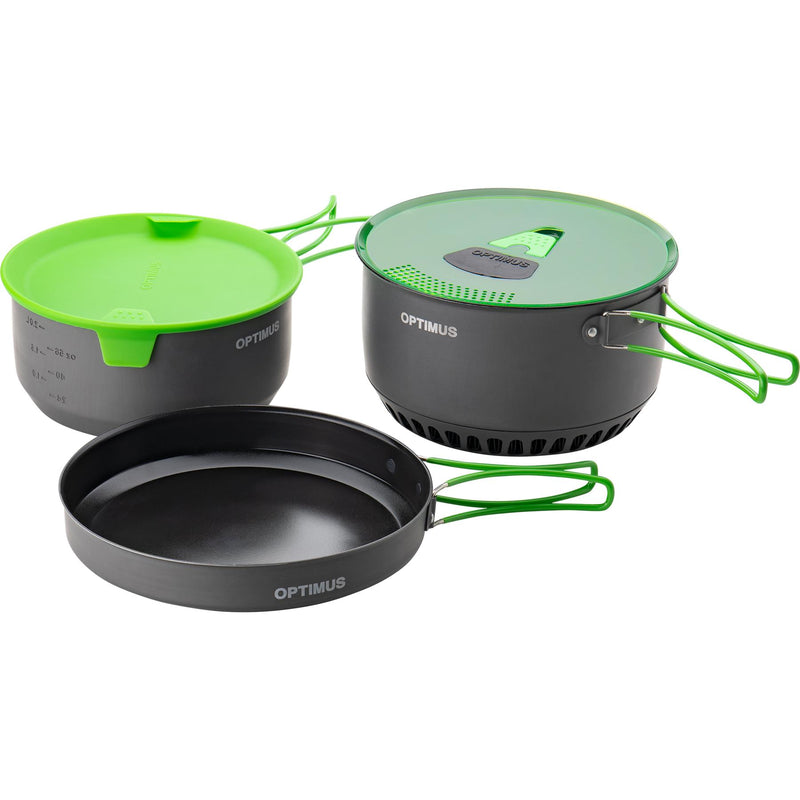 Optimus Terra Camp 4 Pot Set Cooking Camping Camping Camping Kit al aire libre 7 parte