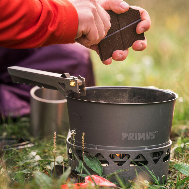 Primus Primetech Camping Stove Juego de 1.3 litros para cocinar olla de ebullición al aire libre