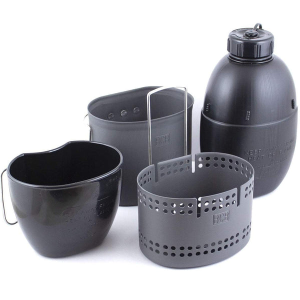 BCB MK2 El conjunto de cocina Crusader 6 PCS Starter Starter Stove Nato Mug BoCe