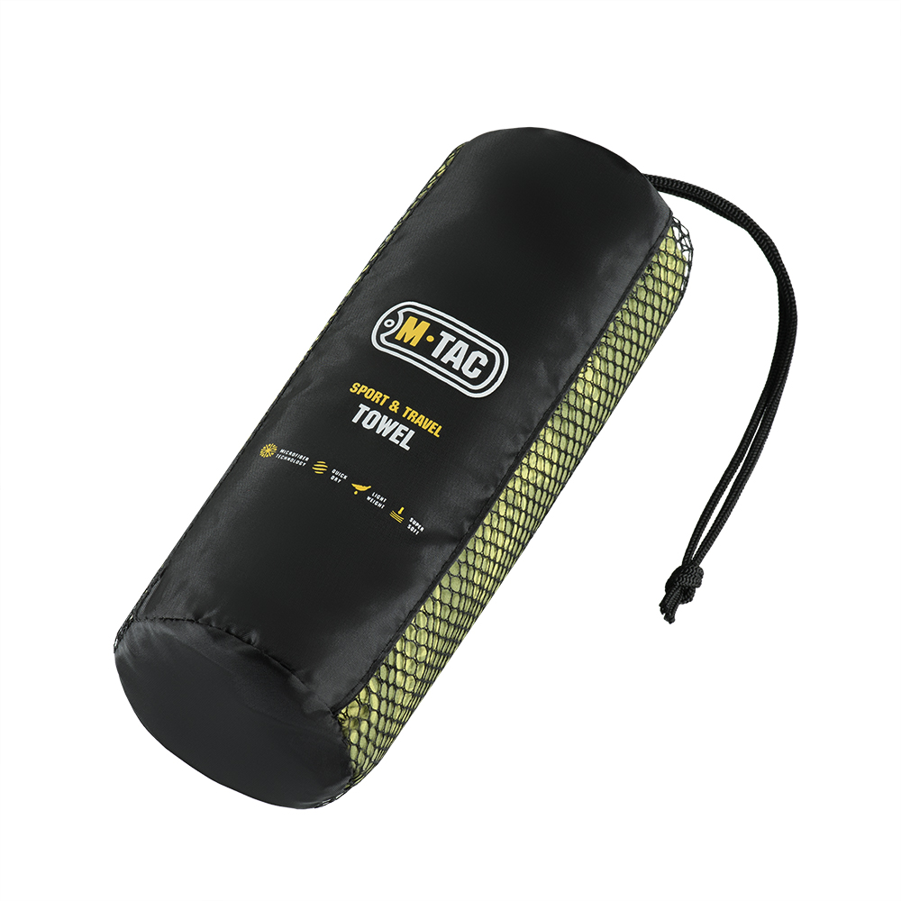 M-TAC Toalla de Microfibra 150x75cm Secado rápido Viajes al Aire Libre Camping Verde