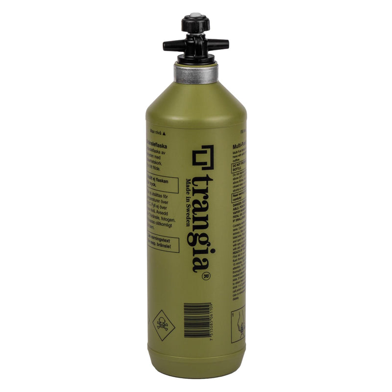 Botella de combustible líquido de Trangia Quemador de gasolina de polietileno Oliva de senderismo al aire libre