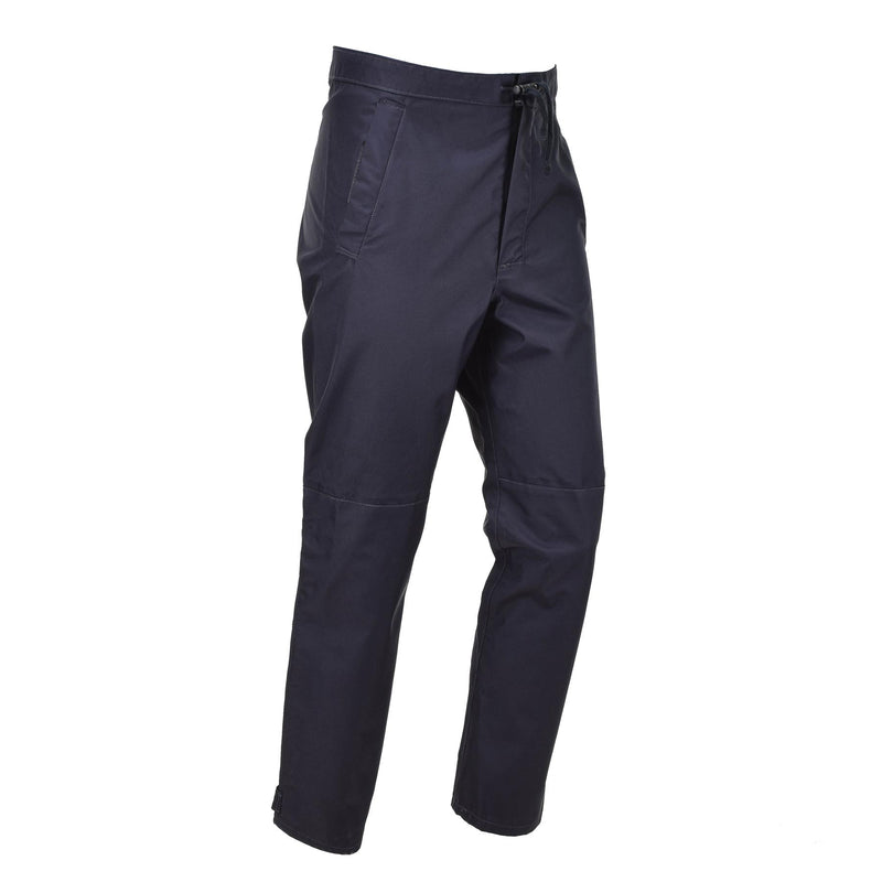 Pantalones genuinos de la policía británica Pantalones de clima húmedo impermeable al aire libre Azules