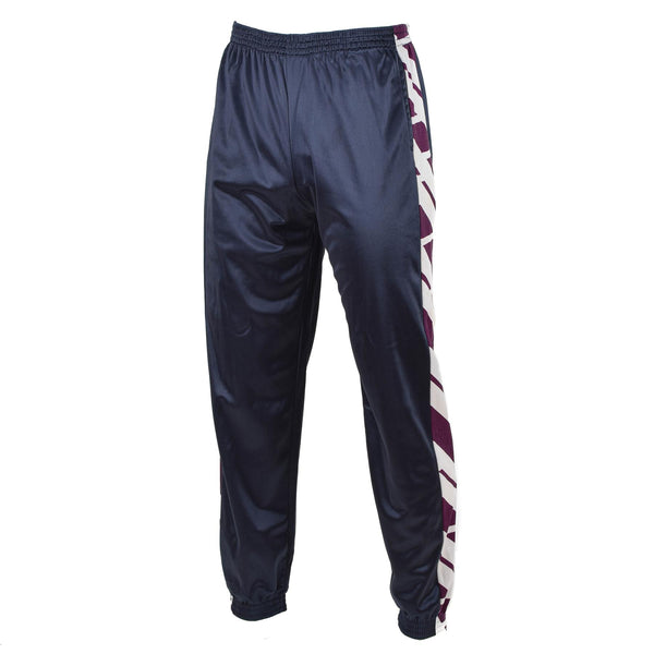 Pantalones de chándal de la escuela militar francesa original pantalones deportivos que corren rayas de senderismo