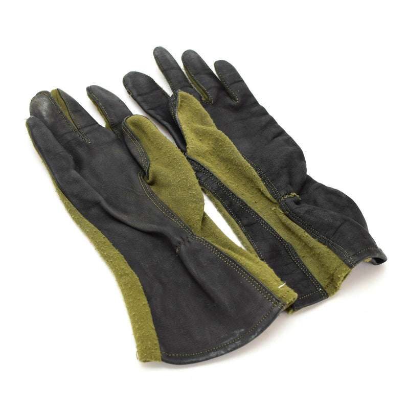 Guantes de combate genuinos del ejército de los EE. UU. Fibra de aramida de cuero Fuerza Aérea Militar Nomex Od