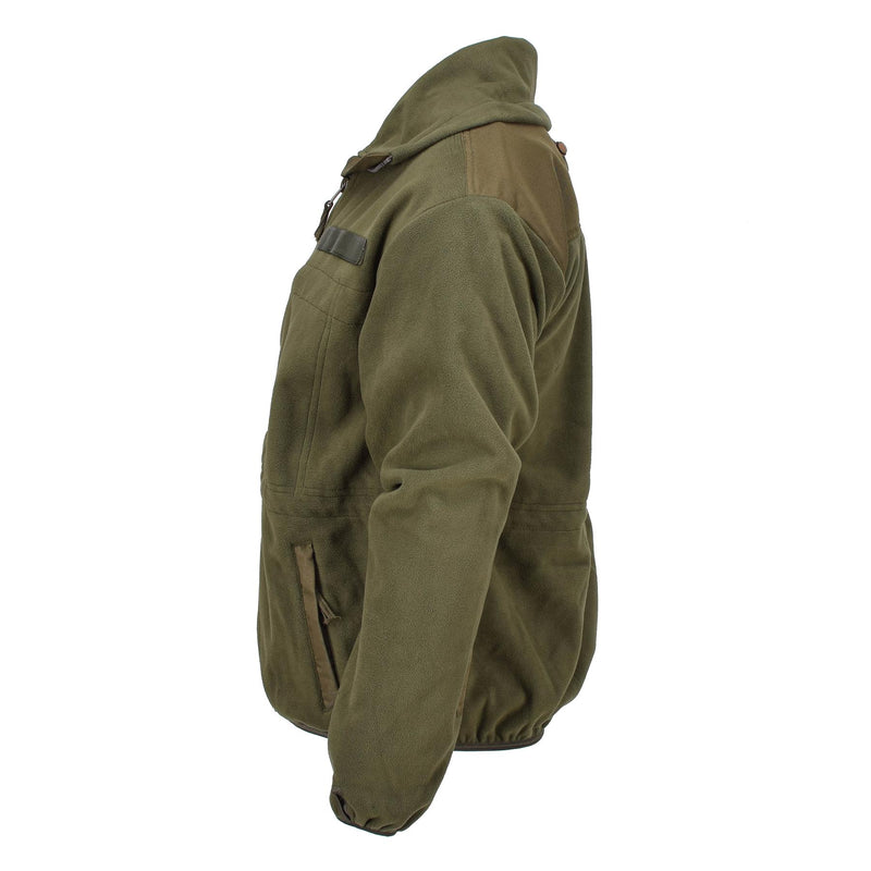 BLOCHL Brand Austriaca Militar Military Chaqueta de vellón High Full Zip Aprendible