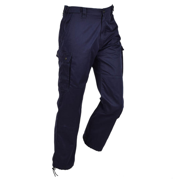 Pantalones de la policía militar francesa original Modelo F1 con pantalones de trabajo de cinturón ajustable