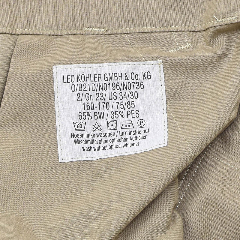 Leo Kohler Pantalones de campo tácticos militar