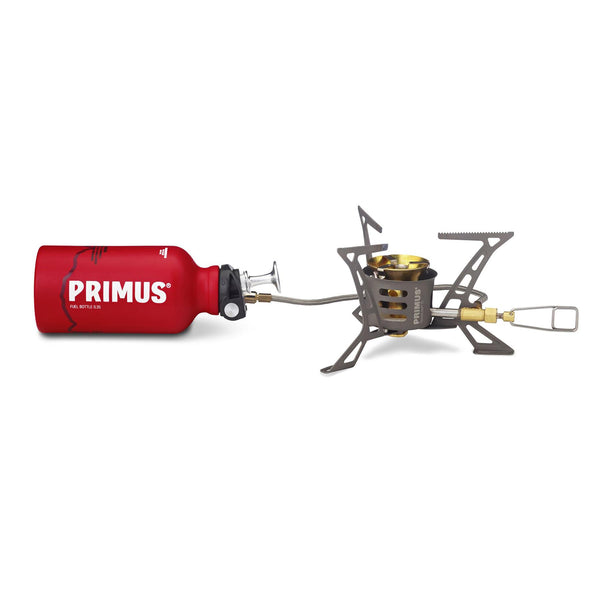 Primus Omnilite Ti Titanium Camping Stove Burner de cocina Multi-combustible.