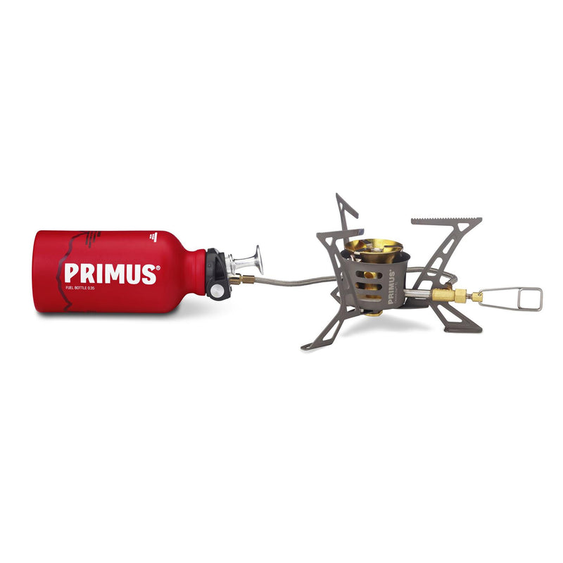 Primus Omnilite Ti Titanium Camping Stove Burner de cocina Multi-combustible.