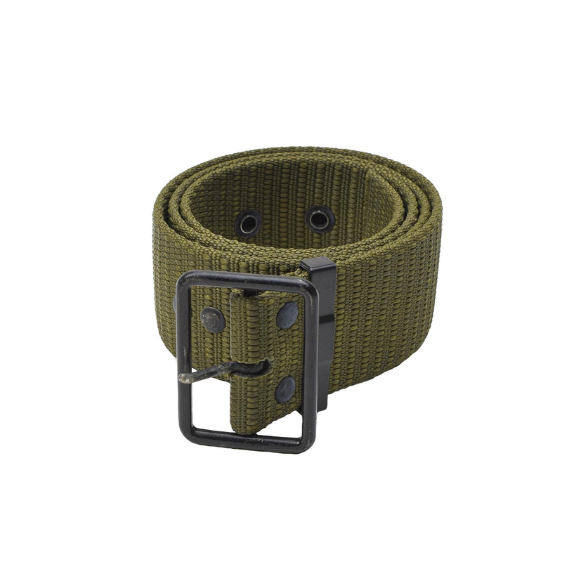 Original de cinturón militar checo lienzo táctico táctico hebilla espina cz excedente del ejército