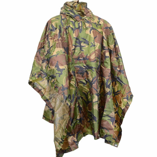 Refugio de carpa de poncho holandés genuino DPM Material de ripstop impermeable