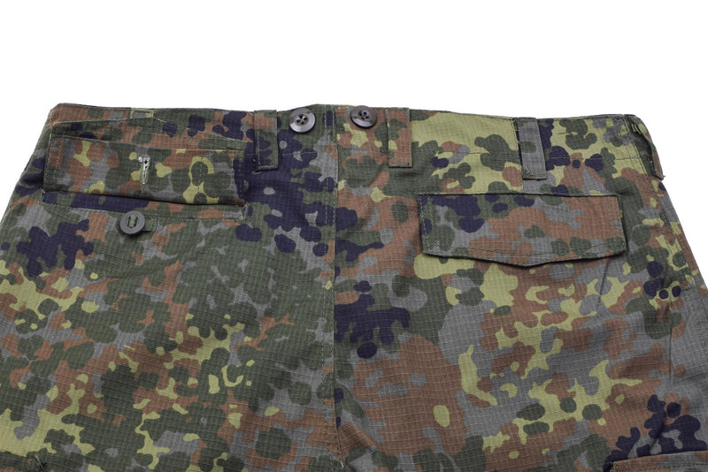 Brand Tacgear Pantalones de campo de estilo del ejército alemán Combate Flecktran Camo Ripstop