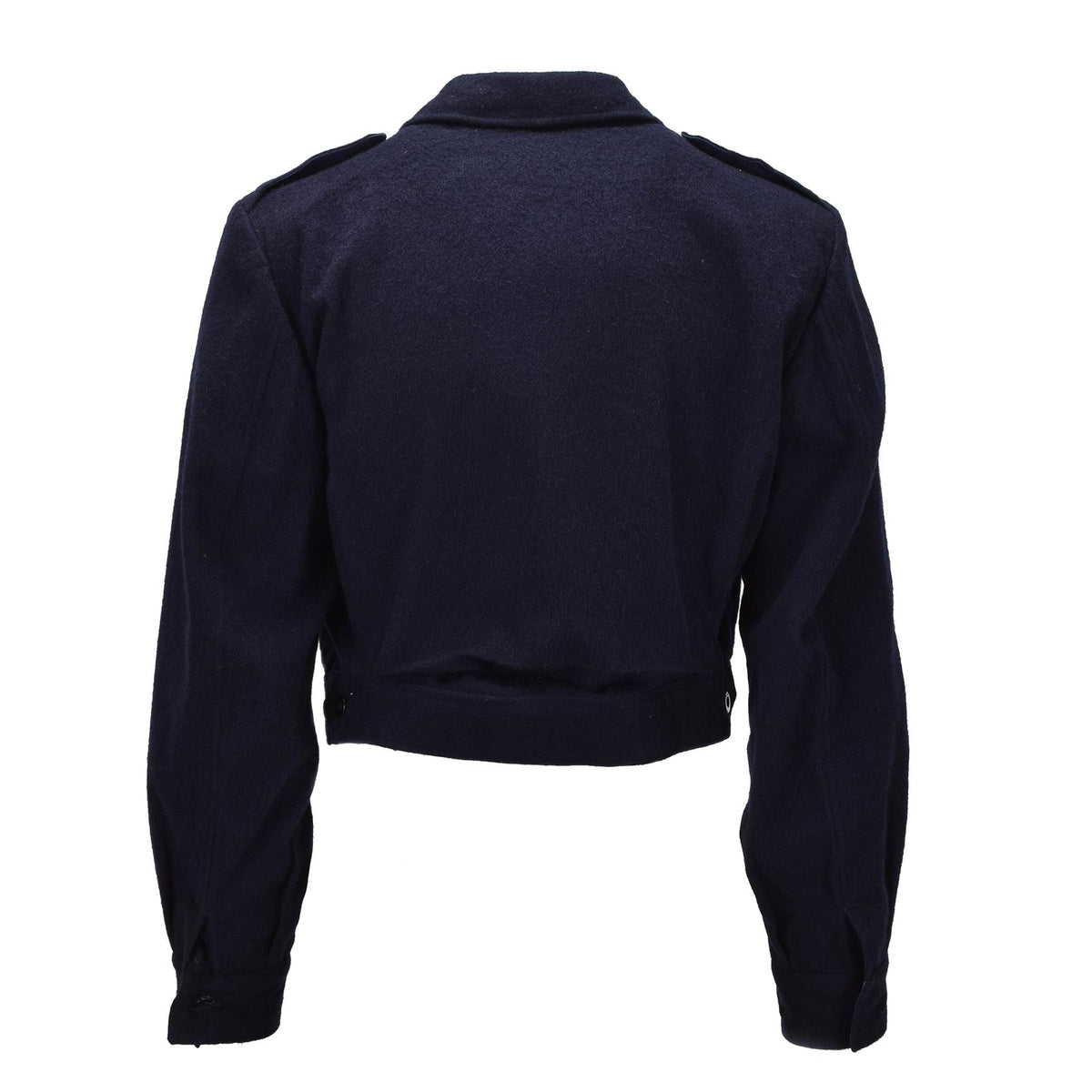Original Ejército Francés M47 IKE Chaqueta Lana Botón Fijación Vintage Azul