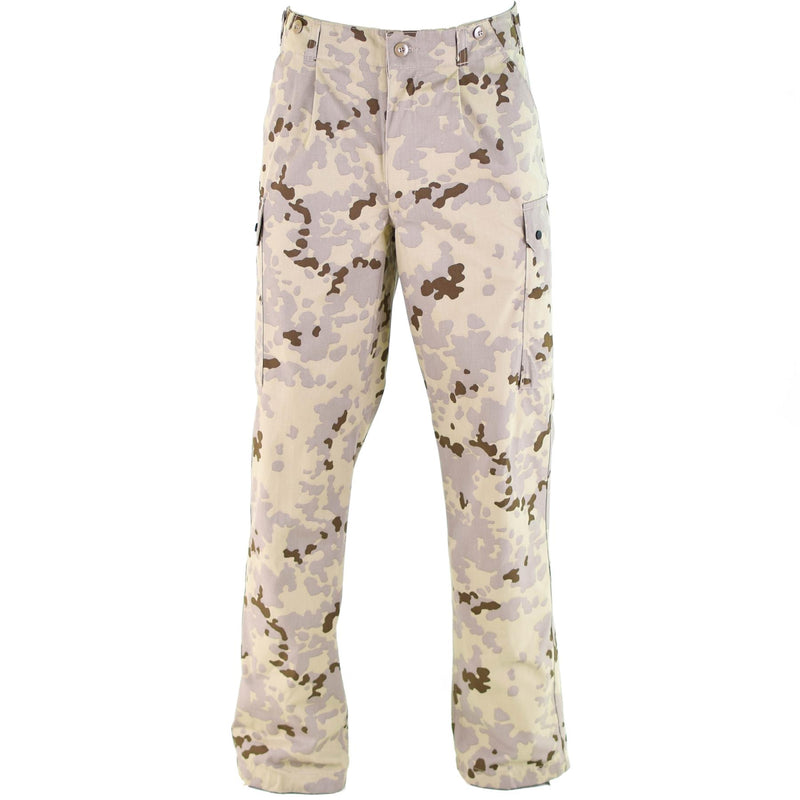 Genuino emisión del ejército alemán Pantalones de camuflaje de camuflaje de camuflaje de campos de campo Tropical NUEVO