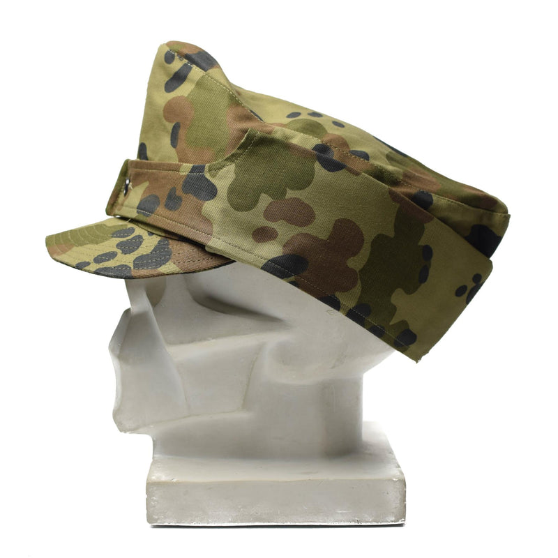 Genuino ejército rumano Capitán M93 Combat Bdu Hat Camo Leaf Militara NUEVO