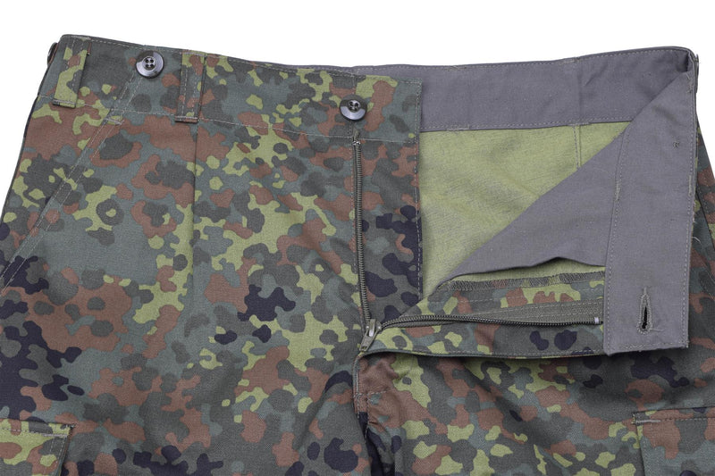 Leo Kohler Pantalones activos Pantalones tácticos ligeros Airsoft pantalones Flecktarn Camo
