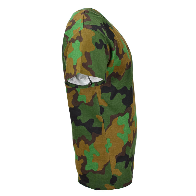Camiseta de camuflaje del ejército holandés original Camiseta de camisa militar Jungle Nuevo