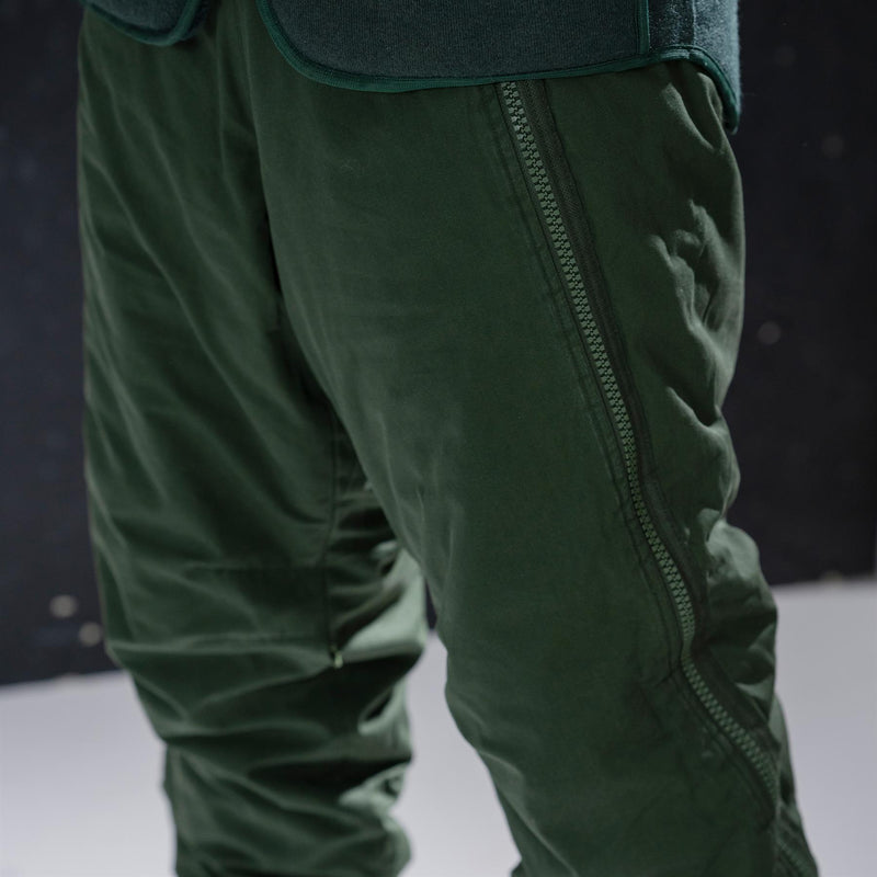 Pantalones del ejército sueco genuino M90 pantalones térmicos verdes clima frío