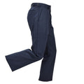 Pantalón de vestir original militar británico número 1, formal, sin bolsillos, azul