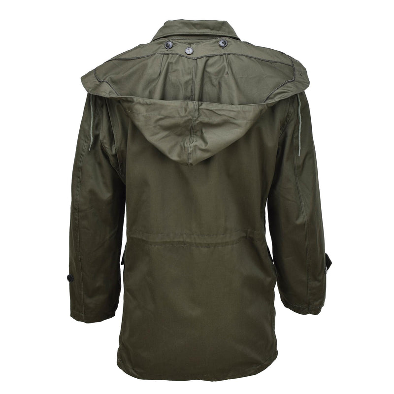 Jaqueta de uniforme de campo M65 de griego M65 original PARAPLUS Ejército de oliva parka nueva