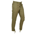 Pantalones de trabajo de campo originales del ejército rumano con puños ajustables con cordón verde oliva