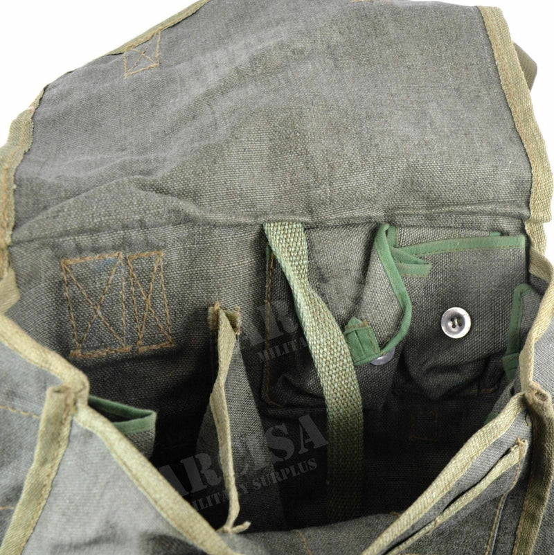 Ejército polaco original Haversack Canvas Bag Bag Bag Bagchraft Bushcraft
