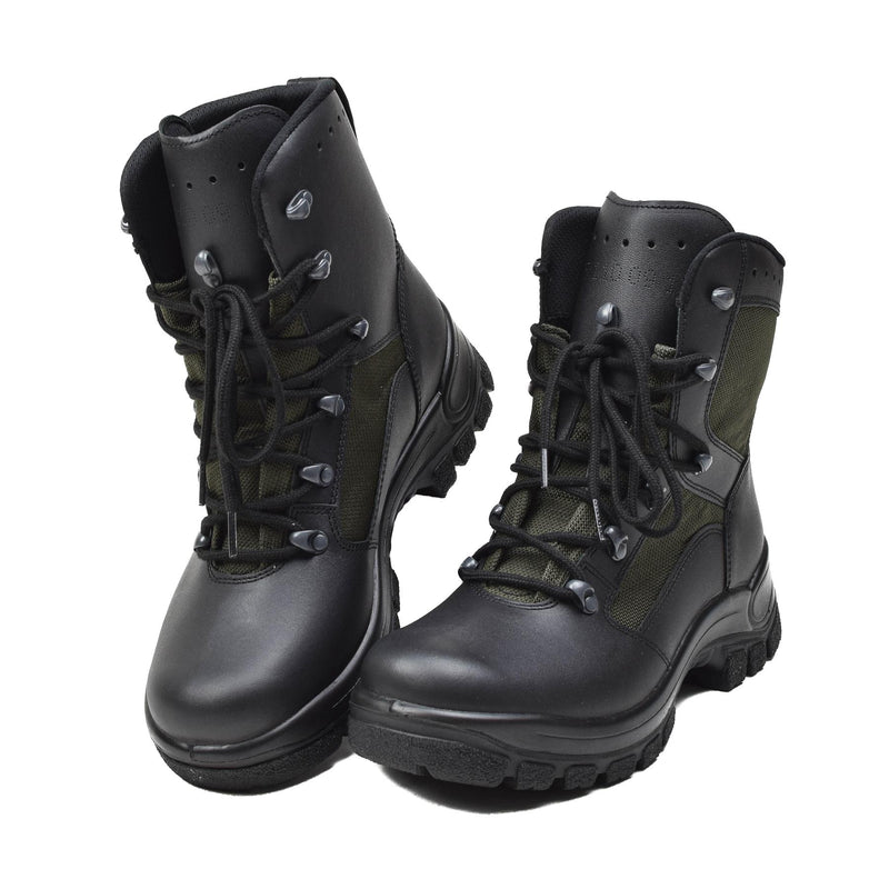 Botas de combate militar alemanas genuinas Botas de cuero Calzado táctico táctico