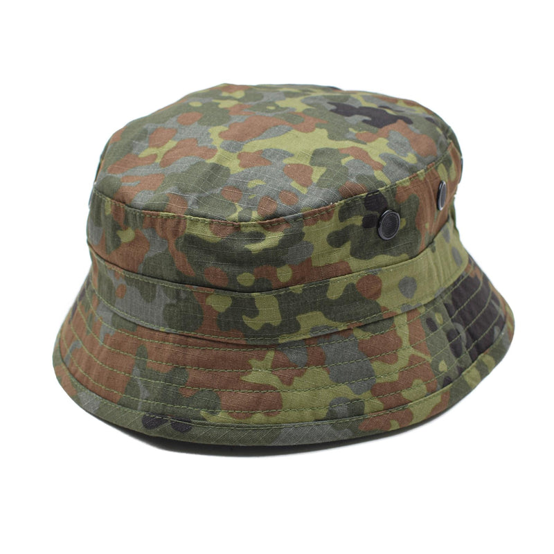 Tacgear Brand estilo alemán estilo Boonie Hat Flecktran CAMO RIPSTOP BUCKET Sombrero