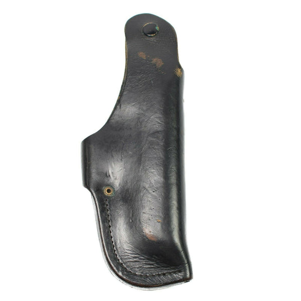 Holla de pistola de policía alemana original de la pistola de cuero negro