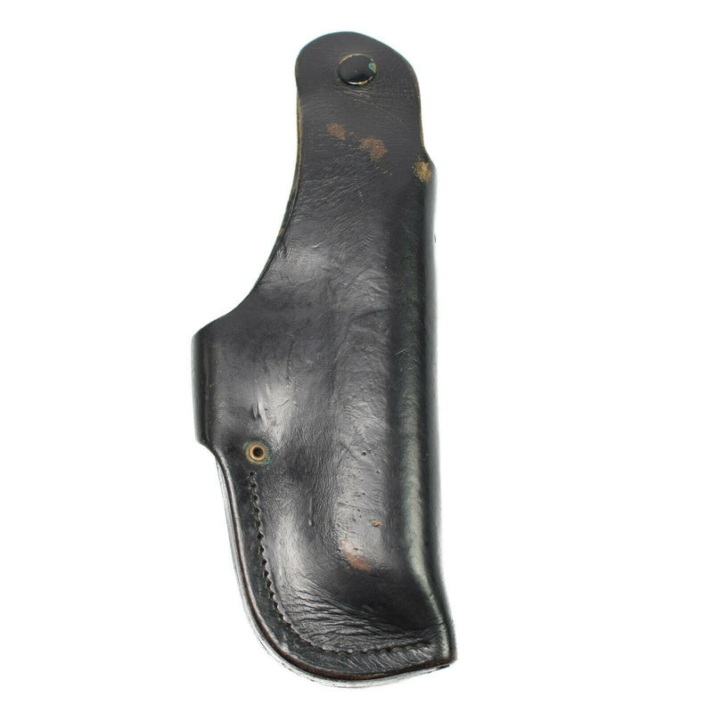 Holla de pistola de policía alemana original de la pistola de cuero negro