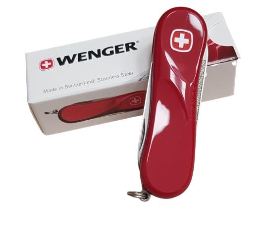 Wenger Evolution 80 Compact Pleging Smannife suizo hecho de acero inoxidable nuevo