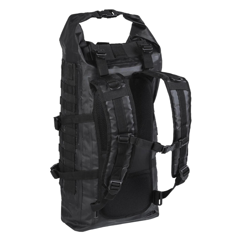 SELLOS MIL-TEC BACK DE MARCA TÁCTICA DE MARCA TACTICA Rucksack impermeable 35L Negro