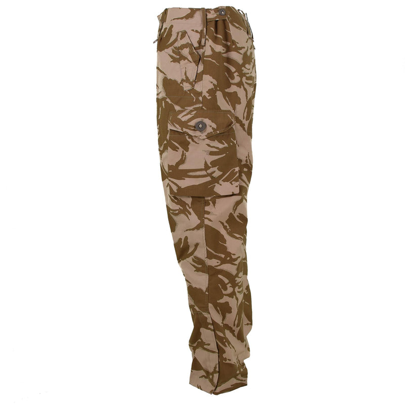 Pantalones del ejército británico original Las tropas de campo de DP del desierto combaten los pantalones de BDU a prueba de viento