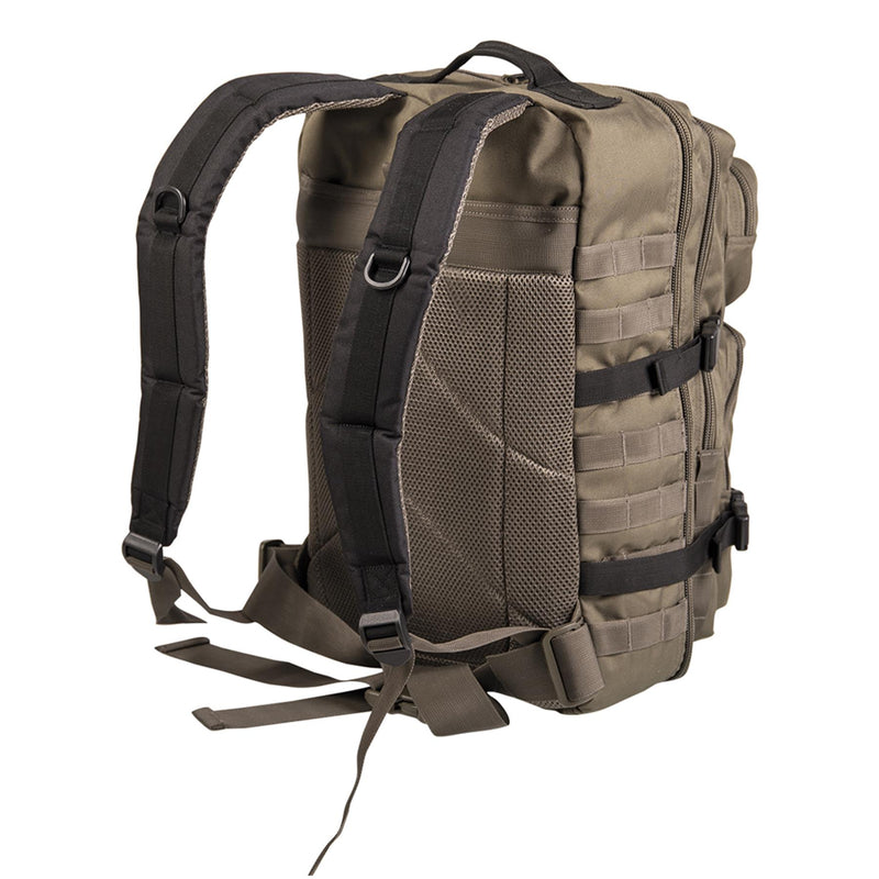 Mil-tec Asalto de asalto de EE. UU. Mochila Olive Black 20L Senderismo Trekking Daypack