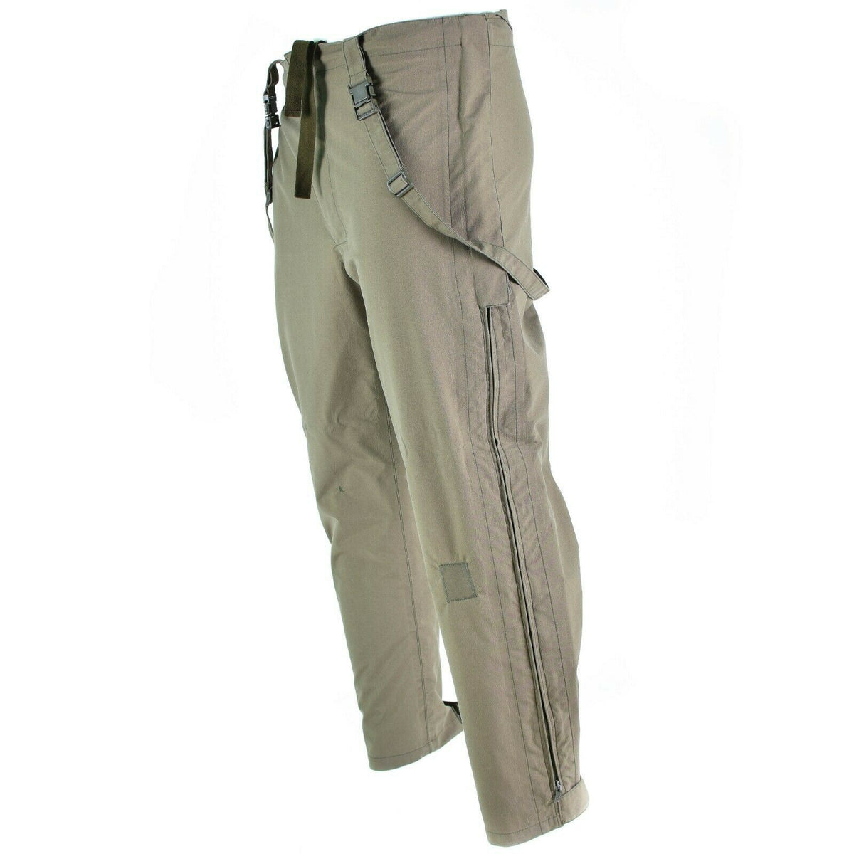 Cubrepantalones con pechera impermeable Gore-Tex del ejército austríaco original Surplus Olive OD
